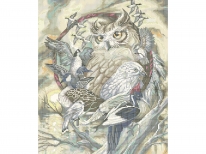 Схема вышивки бисером «Ловець снов» (A1)