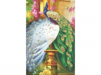 Схема вышивки бисером «Павлины» (В1)