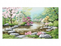 Схема вышивки бисером «Беседка» (В1)