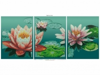 Схема вышивки бисером «Лотос» (120х60)