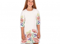 Детское платье «Маки 117» 