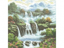 Схема вышивки бисером «Водопад» (A1)