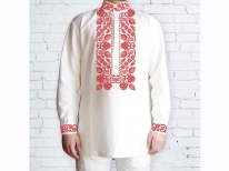 Заготовка мужской сорочки для вышивки бисером «Хмель» 