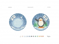 Схема вишивки бісером «Новорічна іграшка №4»  (A4)