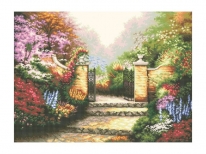 Схема вышивки бисером «Летний сад» (A1)