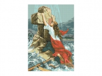 Схема вышивки бисером «Вера в Господа» (A1)